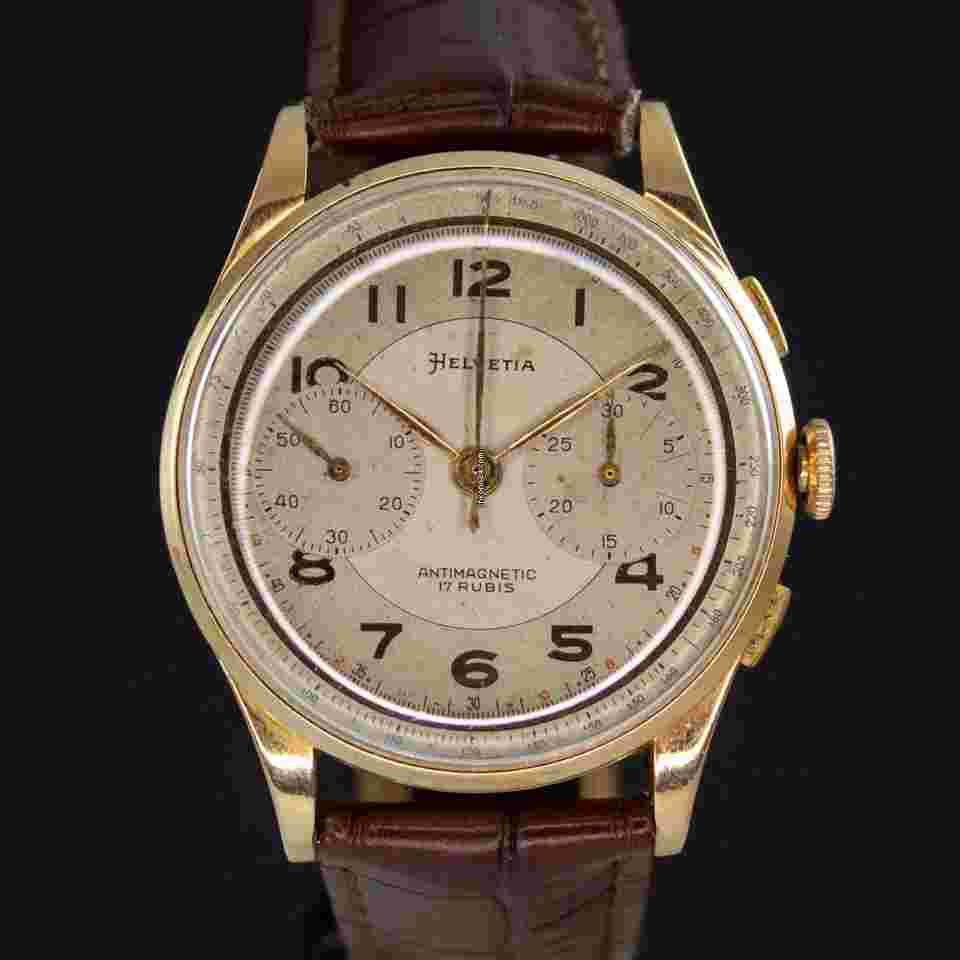 Helvetia
                           
                                 Vintage Chronograph 18k