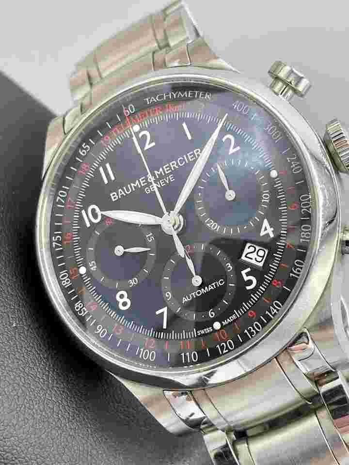 Baume & Mercier Capeland
                           
                                 Chronograph XL Swiss Automatic Black Dial 42mm Bracelet