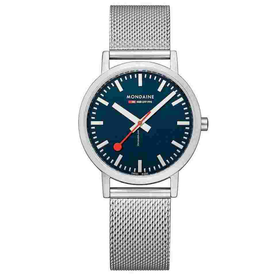 Mondaine Classic
                           
                                 A660.30314.40SBJ Classic Deep Ocean Blue Steel 36 mm Quartz Wrist Watch