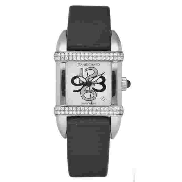 JeanRichard Paramount
                           
                                 27102 Diamond Steel 26 mm Leather Automatic Women's Watch
