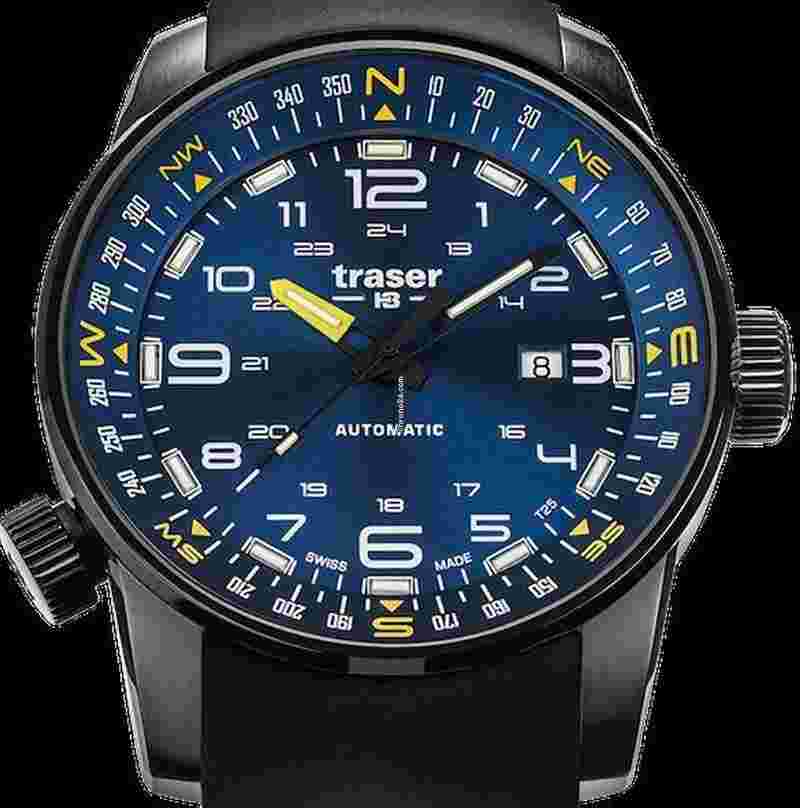 Traser
                           
                                 P68 Pathfinder Automatic Blue Rubber
