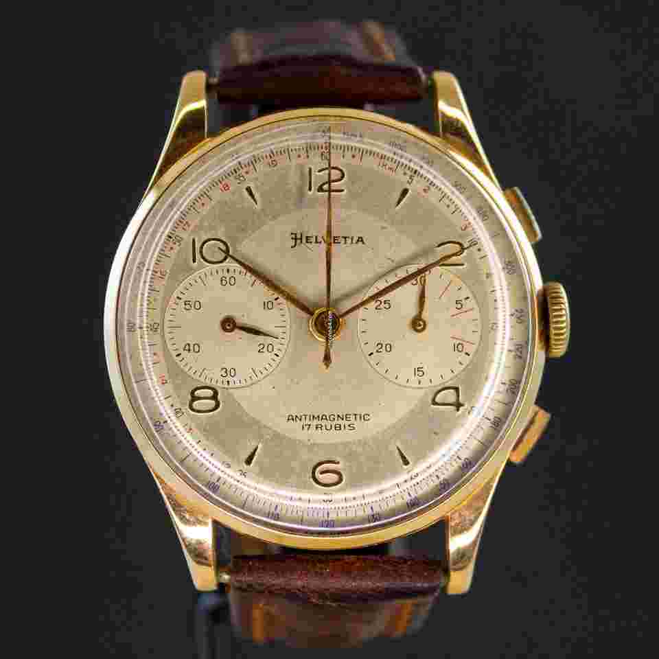 Helvetia
                           
                                 Vintage Chronograph 18k