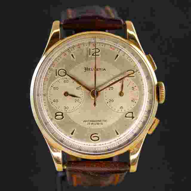Helvetia
                           
                                 Vintage Chronograph 18k