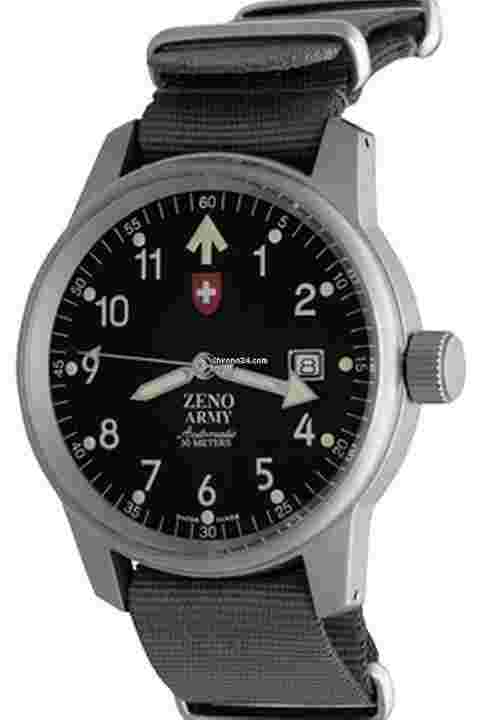 Zeno-Watch Basel
Army Pilot Date 6554 LB-SV