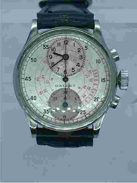 Gallet
Chronograph MultiChron Regulator MonoPusher DocVenus140 Military Officers Multi Scale Dial