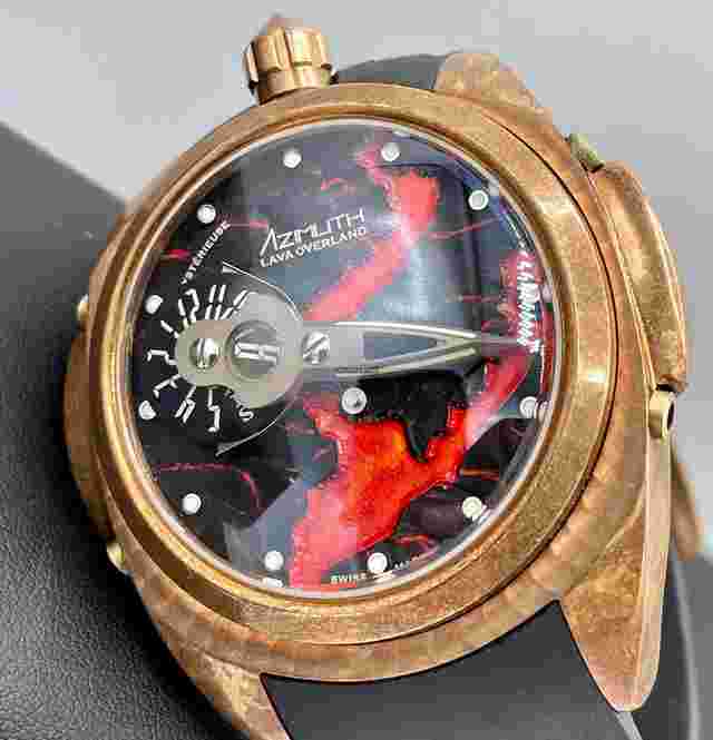 Azimuth SP-1 Spaceship
                           
                                 Predator Lava Overland Bronze Limited Edition Enamel Lava Dial