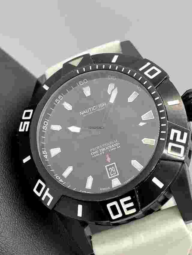 Nauticfish
                           
                                 ONE THOUSAND PROFESSIONAL DIVER SWISS AUTOMATIC 1000M BLACK DIAL 45MM