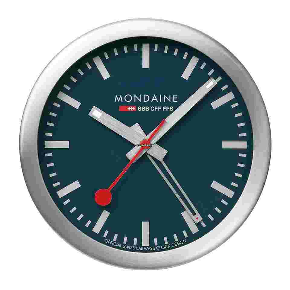 Mondaine
                           
                                 A997.MCAL.46SBV Deep Ocean Blue Dial 125mm Aluminum Mini Alarm Clock