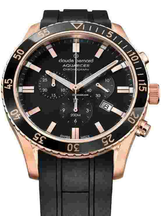 Claude Bernard
                           
                                 10223 37RNCA NIR Aquarider Analog Display Swiss Quartz Black Watch