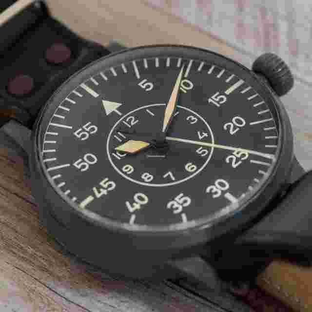 Laco
                           
                                 Vintage B-uhr WWII German Air Force Navigator : 127-560B / FL 23883 : Steel
