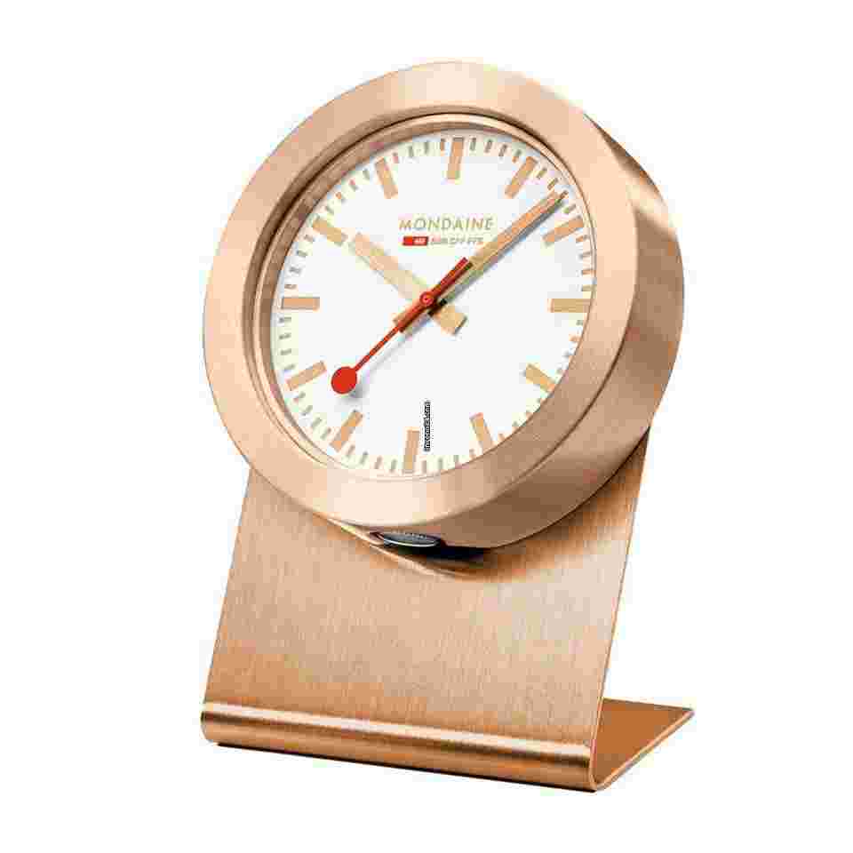 Mondaine
                           
                                 A660.30318.82SBK Official Swiss Railways Magnetic Desk Clock Steel 50mm