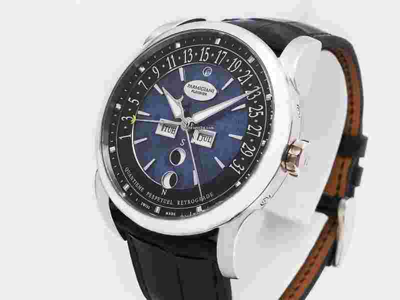 Parmigiani Fleurier Tonda
Centum Retrograde Perpetual PFH227-1200300-HA1441 18k White Gold