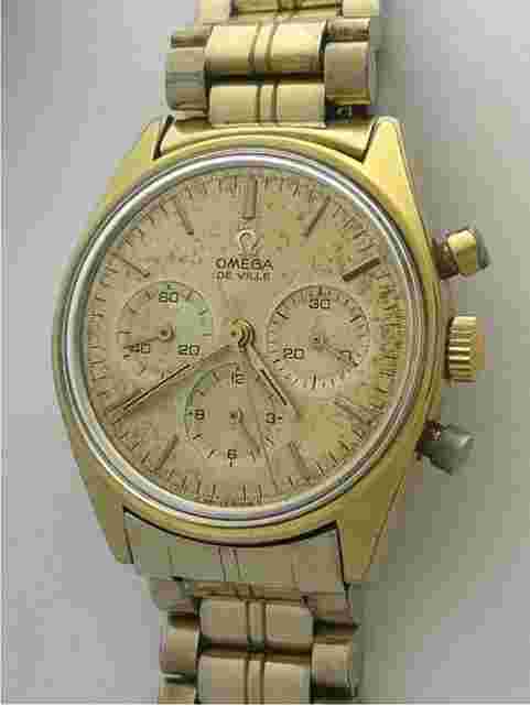 Omega
                           
                                 De Ville Chronograph Screw Down Back Tropical Dial Ref.145.018 Cal.861 Vintage3Reg. Swiss
