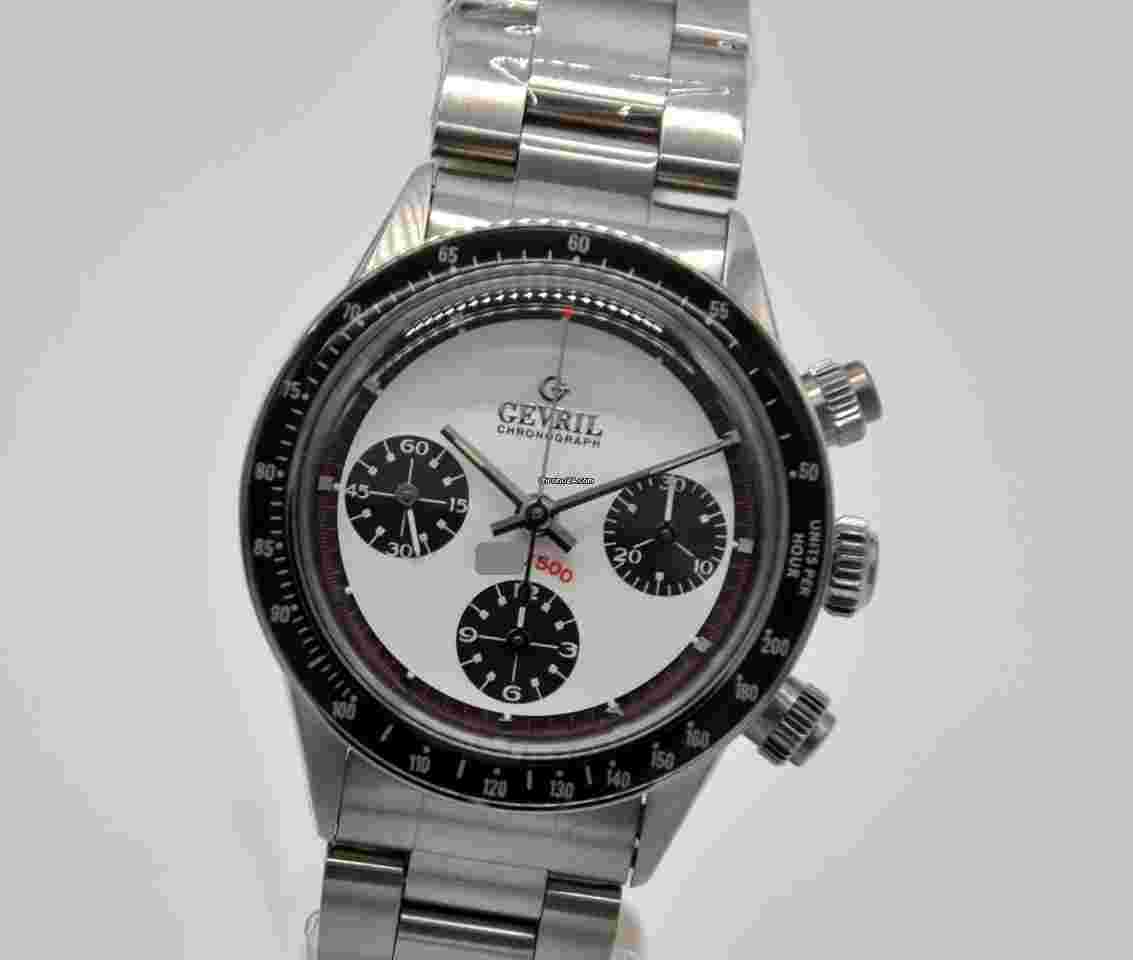 Gevril
Tribeca Paul Newman NEW RELEASE Chronograph Steel White LIMITED Automatic