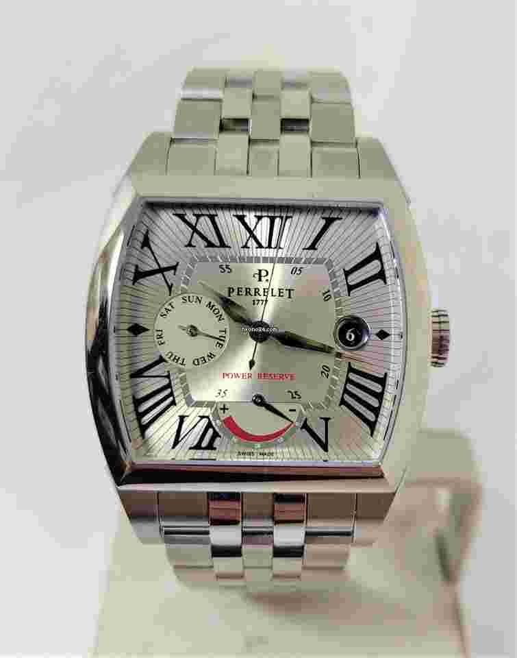 Perrelet
New Mens S/Steel Power Reserve Automatic Watch 50m A1021B