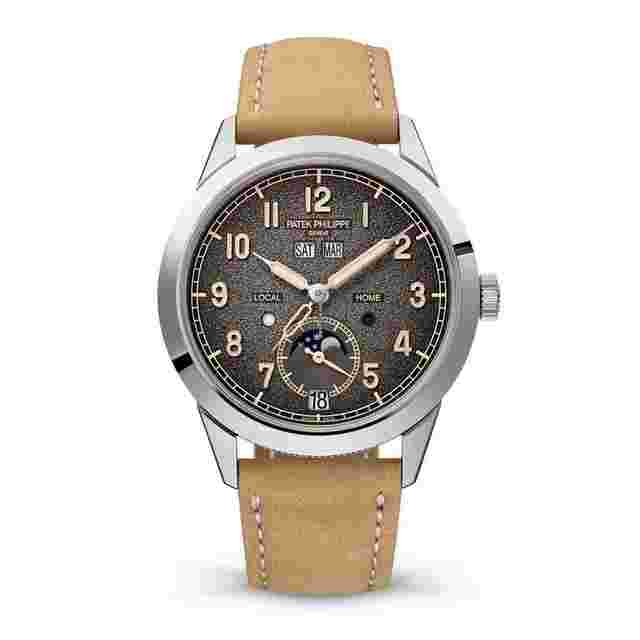 Patek Philippe Annual Calendar Travel Time
                           
                                 41mm White Gold Charcoal Grey Dial 5326G
