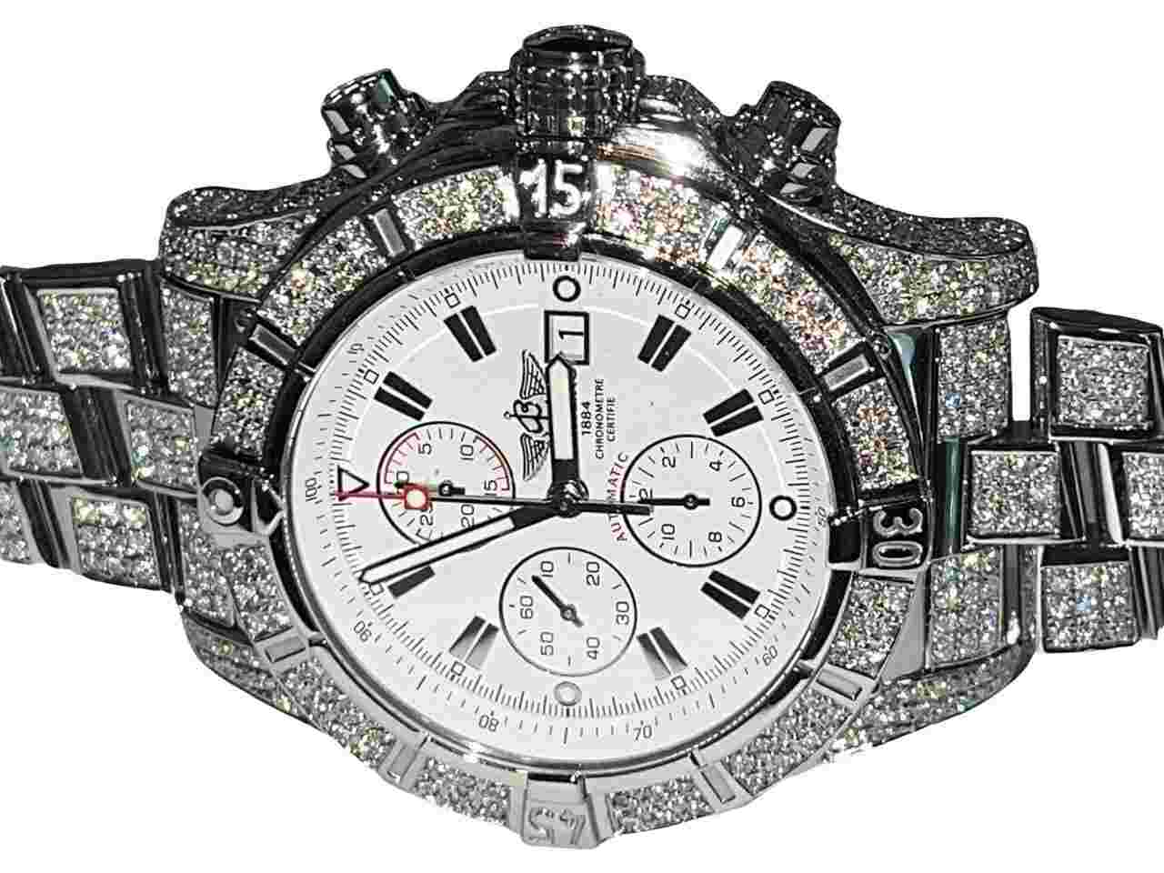 Breitling Super Avenger
                           
                                 Steel Automatic Chrono Chronograph Diamonds