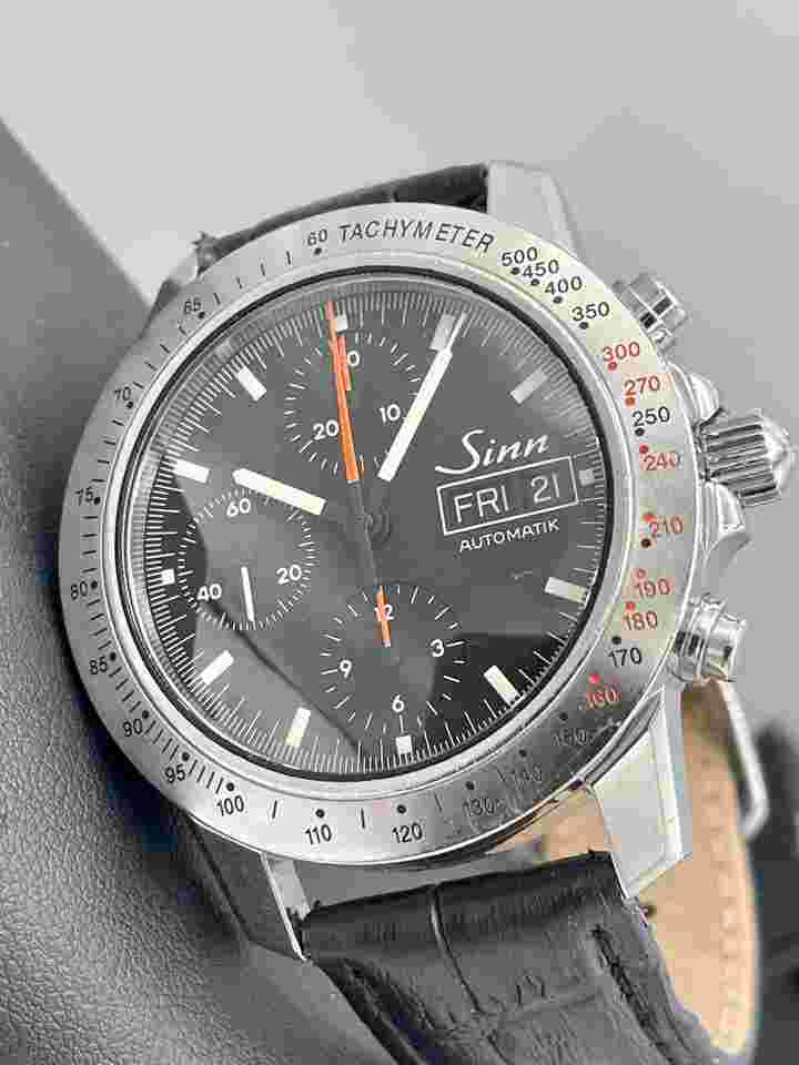 Sinn 303
                           
                                 Drivers Chronograph 41mm Swiss Valjoux 7750 Automatic Black Dial