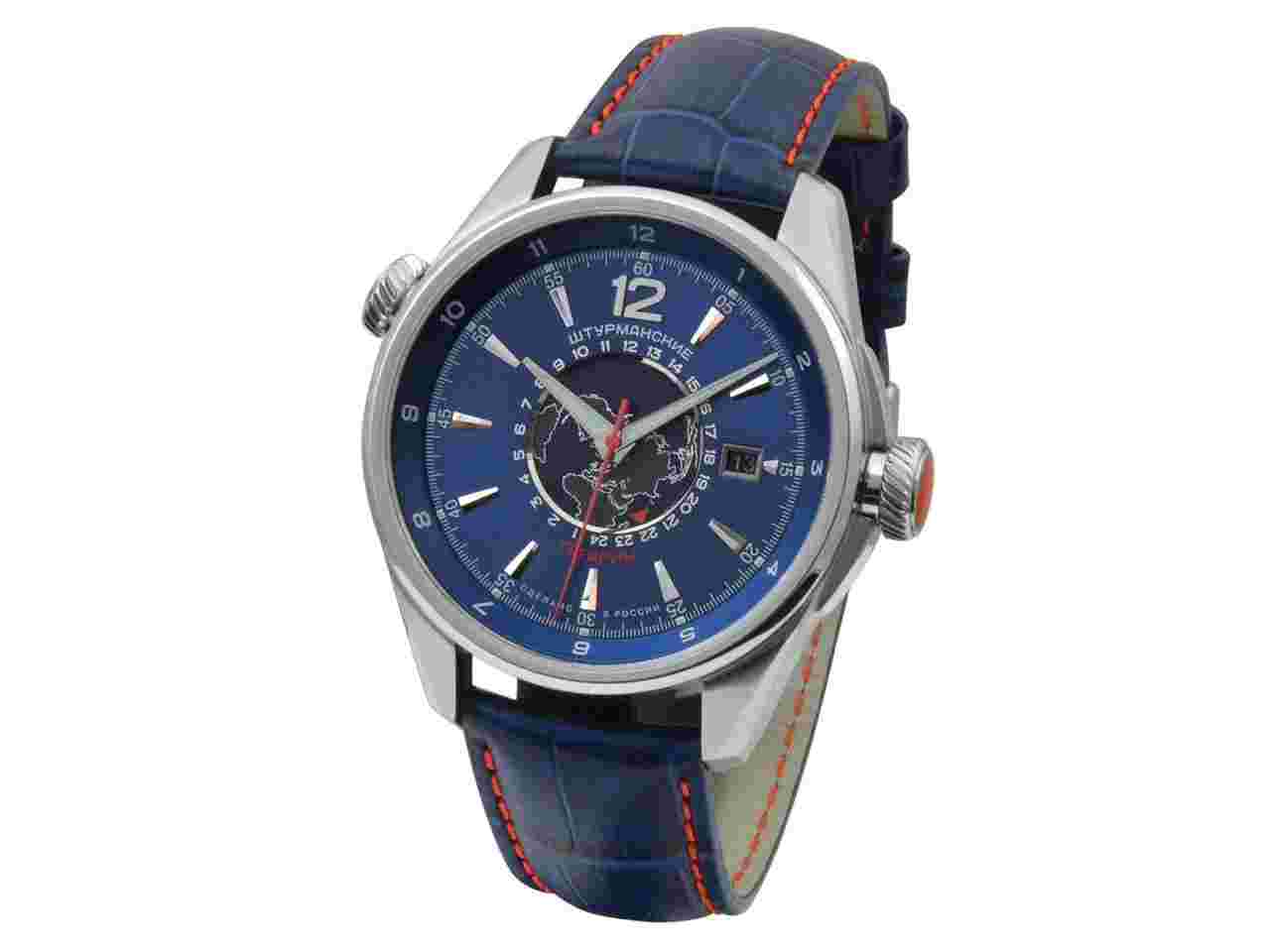 Poljot Sturmanskie Gagarin GMT Dual Time 24h-Anzeige Automatik 2432-4571789