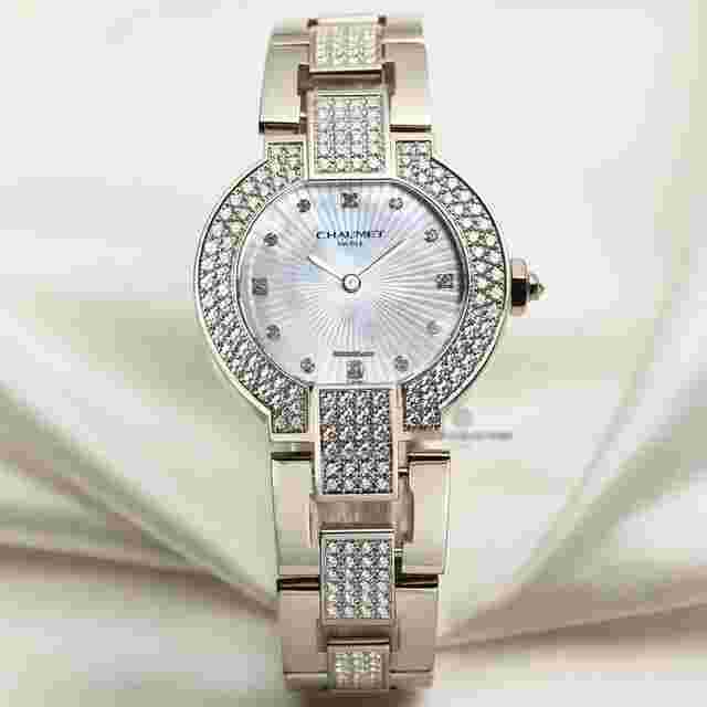 Chaumet
                           
                                 18K White Gold MOP Diamond Dial