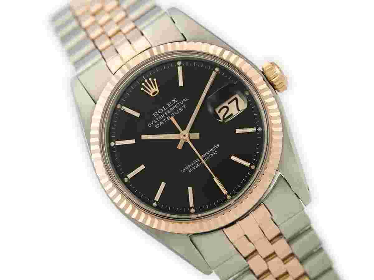 Rolex Datejust
Model Ref.1601 Steel & 18ct Pink Gold 1971