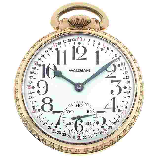 Waltham
                           
                                 Vanguard Vanguard Gold Plate 50mm watch VANGUARD