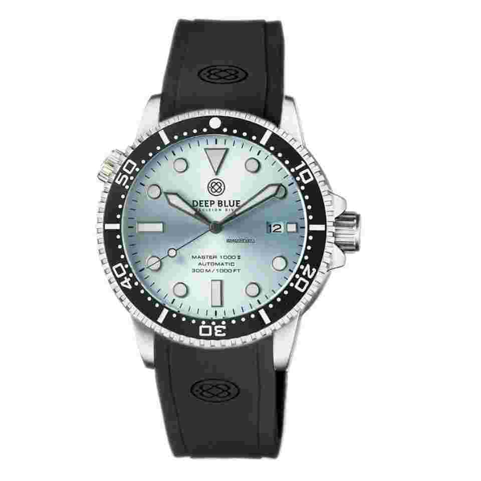 Deep Blue
                           
                                 Master 1000 II 44mm Automatic Diver Watch Gradient Sunray Ice Blue Black Bezel