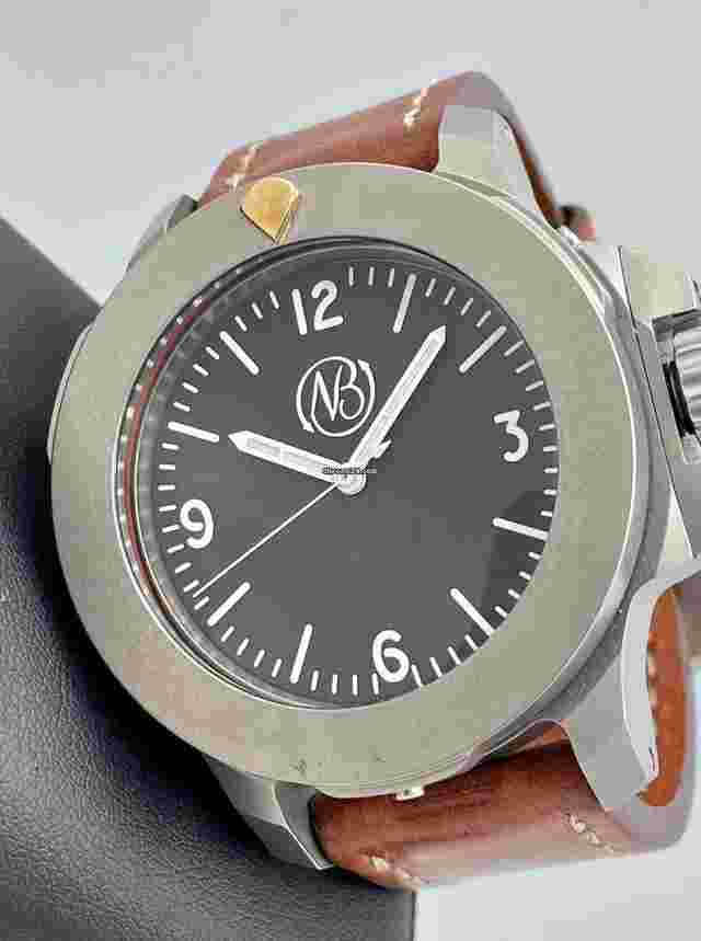 Ennebi
                           
                                 FONDALE 9660-100 Black Dial Swiss Automatic Titanium 47mm 1000m