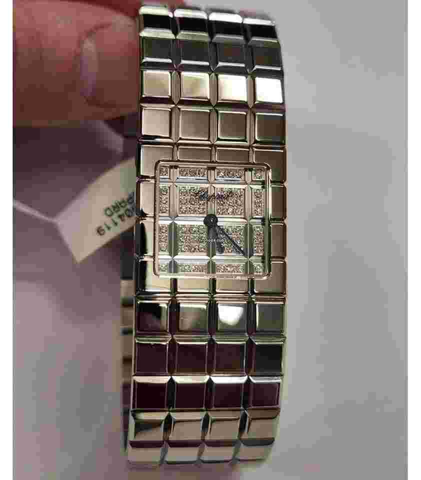 Chopard Ice Cube
Diamond Dial Quartz Ladies Watch NEW UNWORN