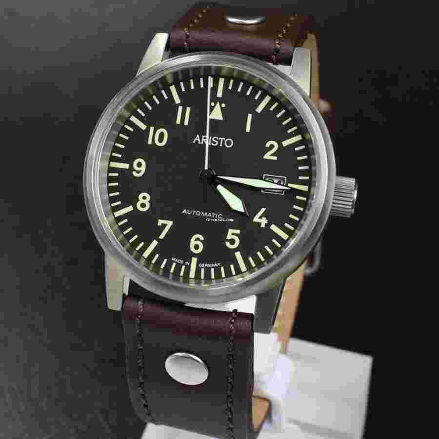 Aristo
                           
                                 German pilot 5H84 Titan 38.5mm automatic Ronda150 High tuned 10bar