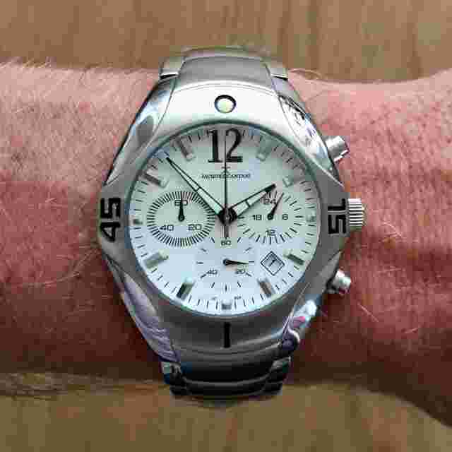 Jacques Cantani - SURFER / 10 ATM CHRONOGRAPH / JustDate JAPAN movt / 40x55mm case / FULL set 