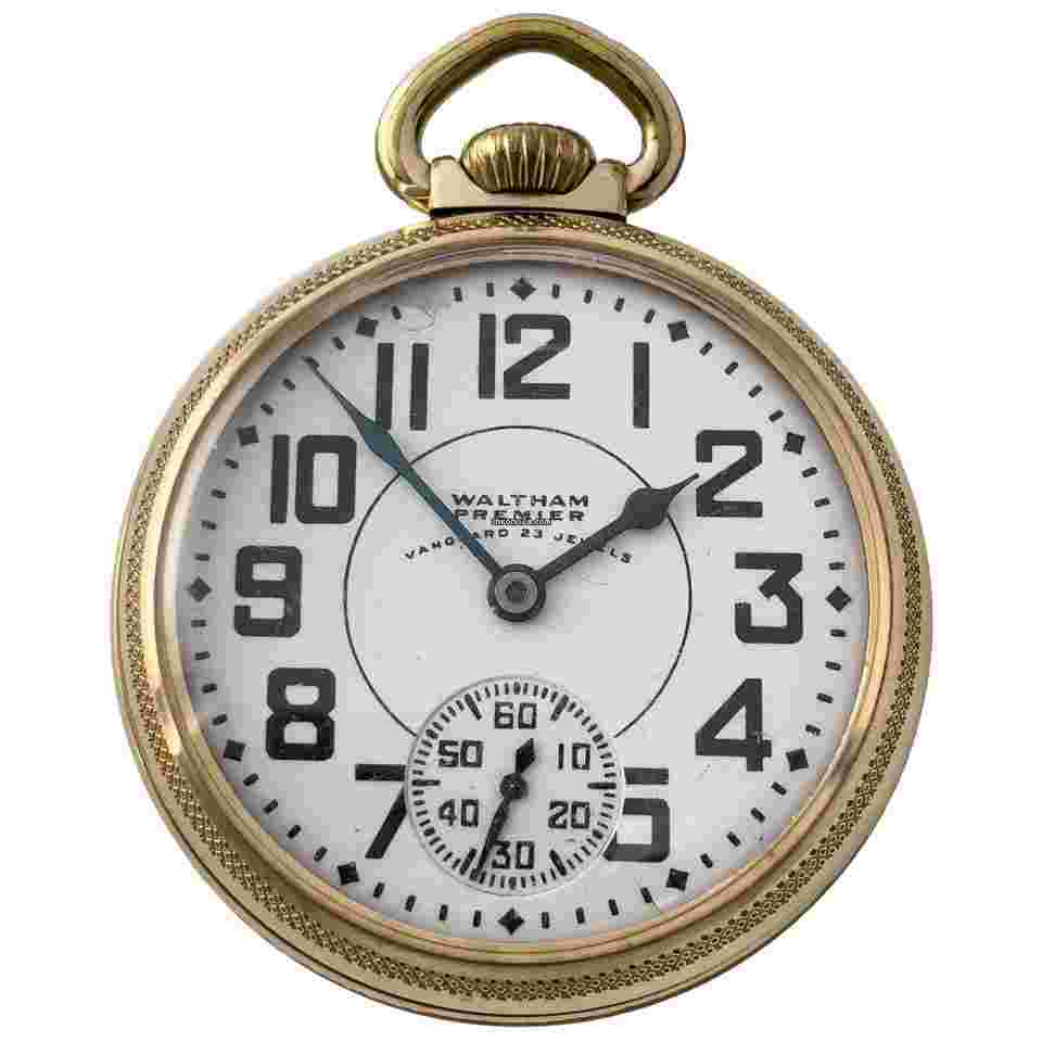 Waltham
                           
                                 pocket watch Vanguard Gold Fill 50mm watch VANGUARD