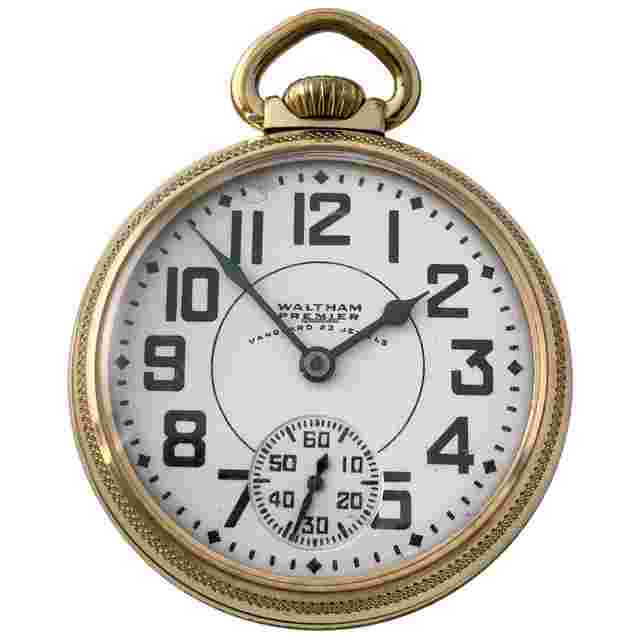 Waltham
                           
                                 pocket watch Vanguard Gold Fill 50mm watch VANGUARD