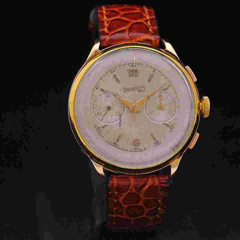 Eberhard & Co. Extra-Fort
                           
                                 50s 18 kt rose gold 39 mm ref 14007 manual serviced