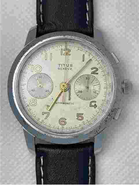 Titus
                           
                                 Geneve Chronograph Stainless Steel Large/Jumbo Cal. Landeron51 Vintage Swiss Made