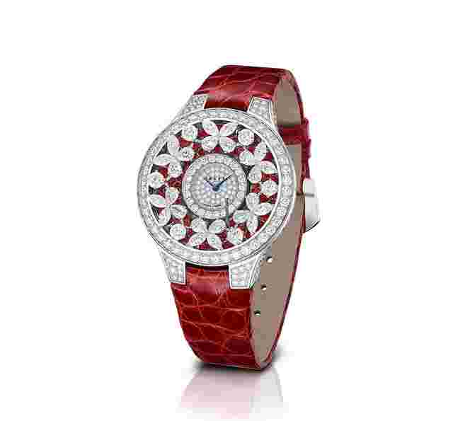 Graf
                           
                                 Butterfly classic Ruby & White diamonds