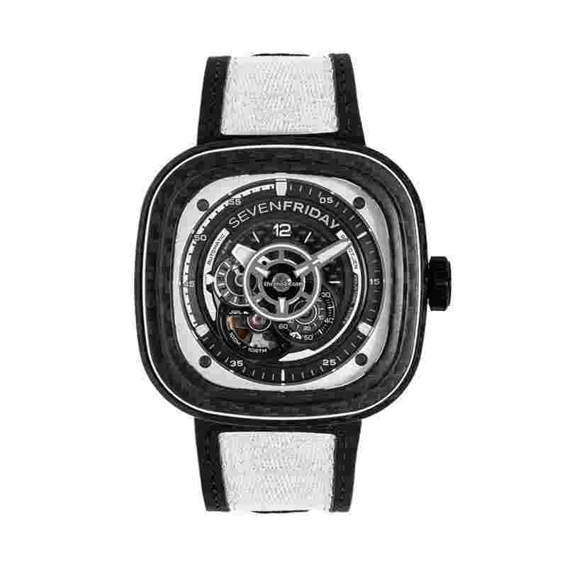 Sevenfriday P3
                           
                                 White Carbon P-Series Ref. P3C/07 - Full Set - New