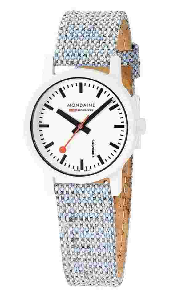 Mondaine
                           
                                 White Case Ladies 32mm woven band