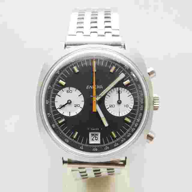 Enicar
                           
                                 two counters 232-01-02 Chronograph Valjoux 232 top condition
