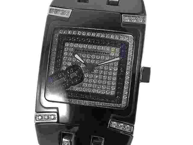 Technomarine
                           
                                 Square Women's 308002 BlackSnow Mini Diamond Watch