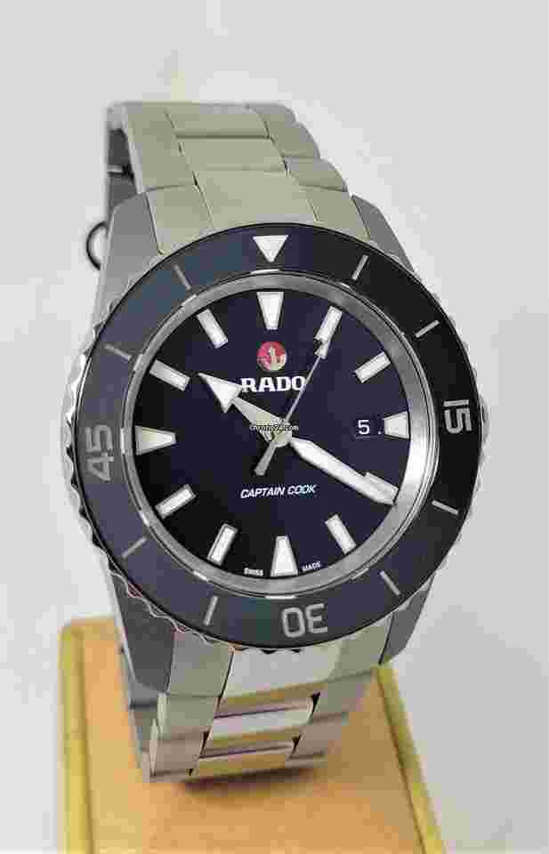 Rado HyperChrome Captain Cook
New RADO Captain Cook Automatic Black Dial Men's Titanium Watch R32501203