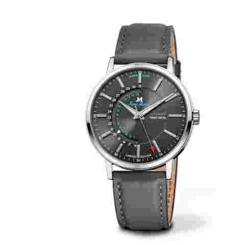 Jean Marcel Optimum Limited Edition 077/100 Extrem flach Armband aus feinstem Kalbsleder in graphit