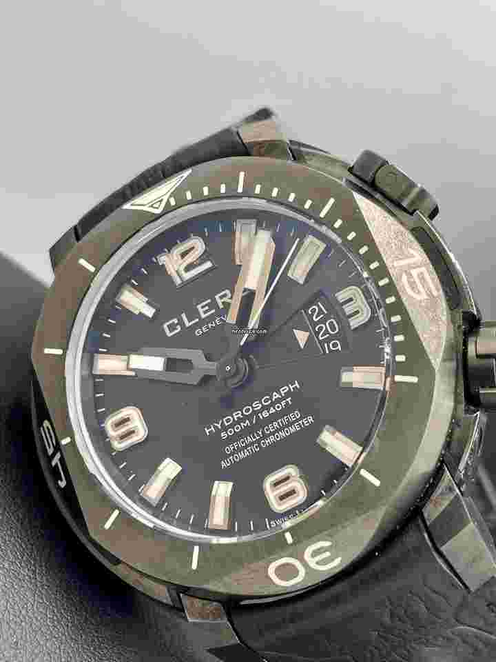 Clerc Hydroscaph H1 Chronometer
Black DLC Stainless Steel Case 44MM Swiss 500m
