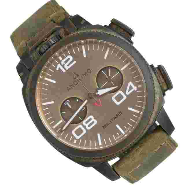 Anonimo Militare
                           
                                 Chronograph Military Italian Alpine Bronze dial Full Set 2018’s