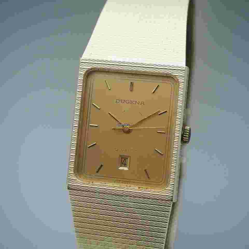 Dugena
                           
                                 Herren "Calatrava" Quartz Gold 14k/585 Box+Papiere