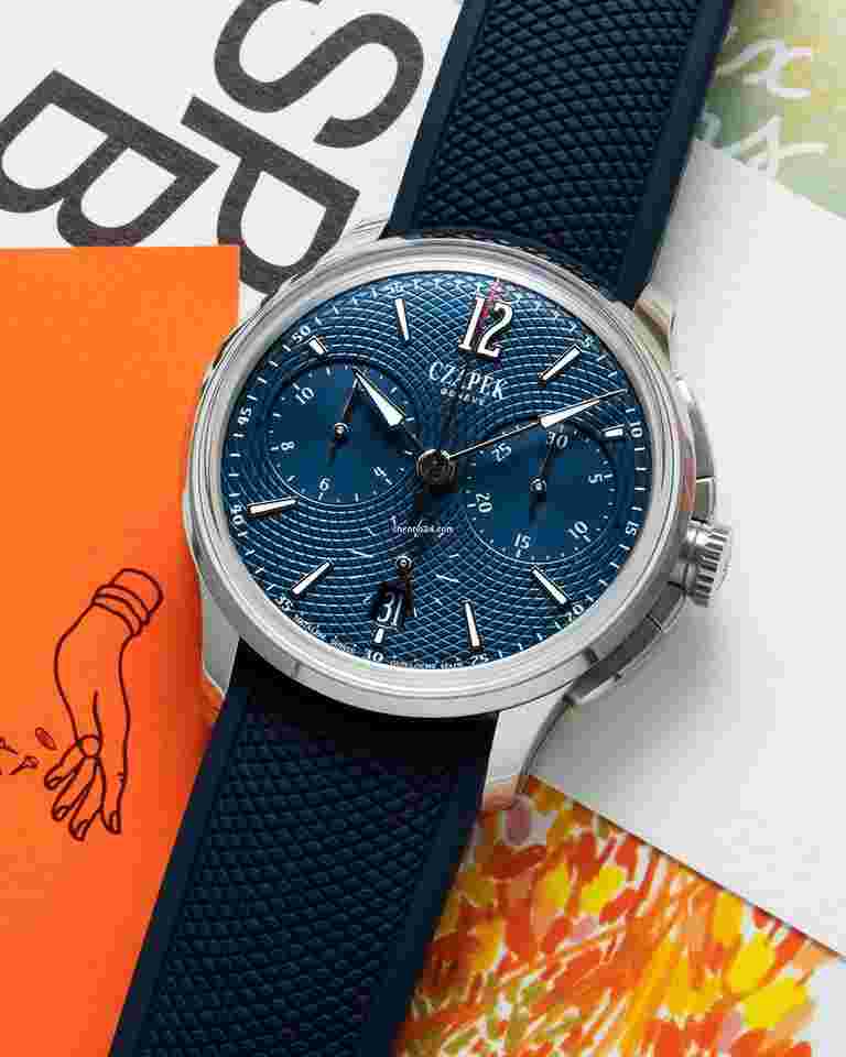 Czapek
Faubourg De Cracovie Chronograph L'Heure Bleu