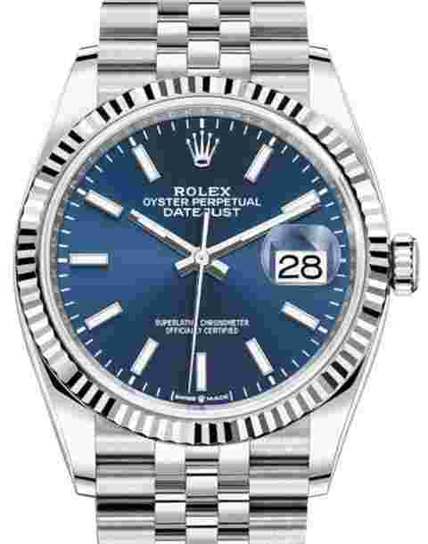 Rolex Datejust 36
                           
                                 126234 36mm Blue Index Dial Jubilee Bracelet Unworn 2024