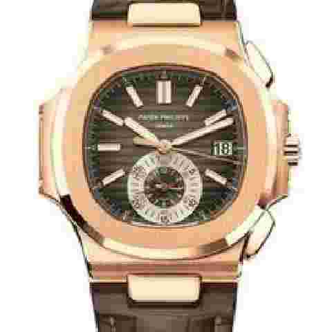 Patek Philippe Nautilus
5980R Nautilus Rose Gold Brown Dial Leather Strap Unworn