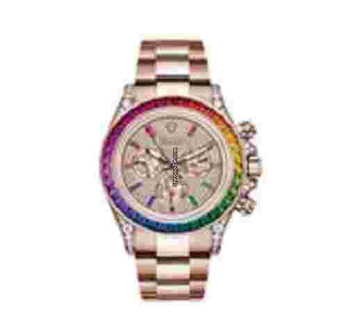 Rolex Daytona
                           
                                 116595RBOW Daytona Rainbow Pave Dial Rose Gold Unworn