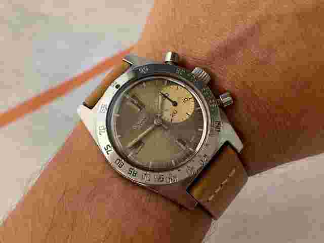 Aquastar
                           
                                 DUWARD AQUASTAR DEEPSTAR MK2 Vintage swiss hand winding watch Ref. 92 Cal. Valjoux 92. RALLY FATFONT BEZEL